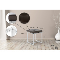 Tabouret Barci brun
