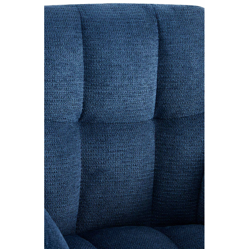 Chaise de salle à manger Jonah, tissu bleu foncé