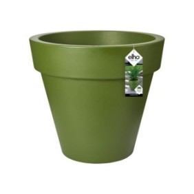 ELHO -  Pot de fleurs - Pure Round Grass 40 - Vert Sportif - Intérieur/extérieur - Ш 39 x H 35 cm