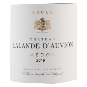 Château Lalande d'Auvion 2019 Médoc - Vin rouge de Bordeaux