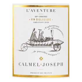 Calmel & Joseph Les Terroirs L'Aventure 2021 Corbieres - Vin rouge de Languedoc - Bio