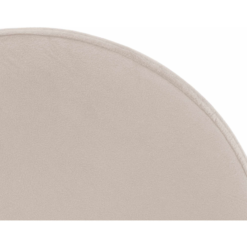 Tabouret de bar Ponte velours crème