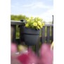 ELHO - Pot de fleurs -  Vibia Campana Easy Hanger Small - Anthracite - Balcon extérieur - L 24.1 x W 20.5 x H 26.5 cm