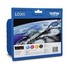 Brother LC985 Cartouches d'encre Multipack Coul...