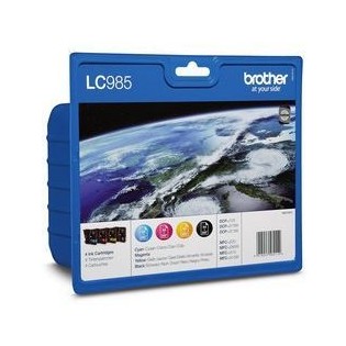 Brother LC985 Cartouches d'encre Multipack Coul...