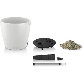 Pot de fleur LECHUZA Classico Color 60 - kit complet, blanc