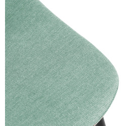 Chaise de salle à manger en tissu Napier vert clair