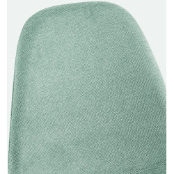 Chaise de salle à manger en tissu Napier vert clair