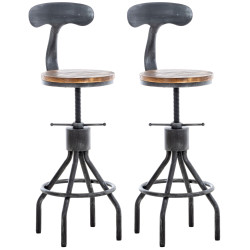 Ensemble de 2 tabourets de...