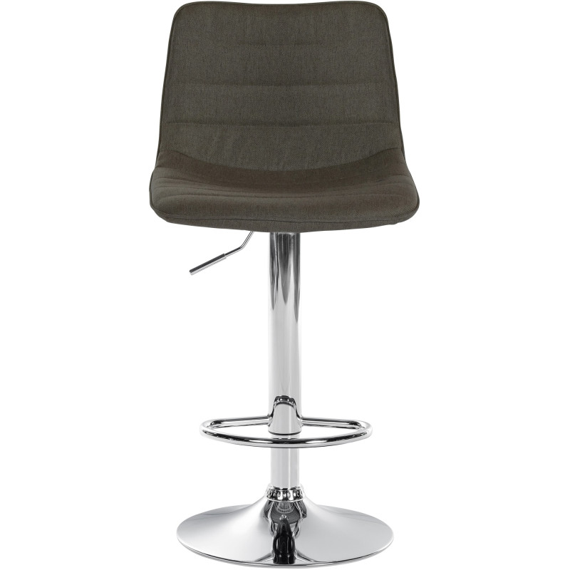 Lot de 2 tabourets de bar Lex tissu C taupe