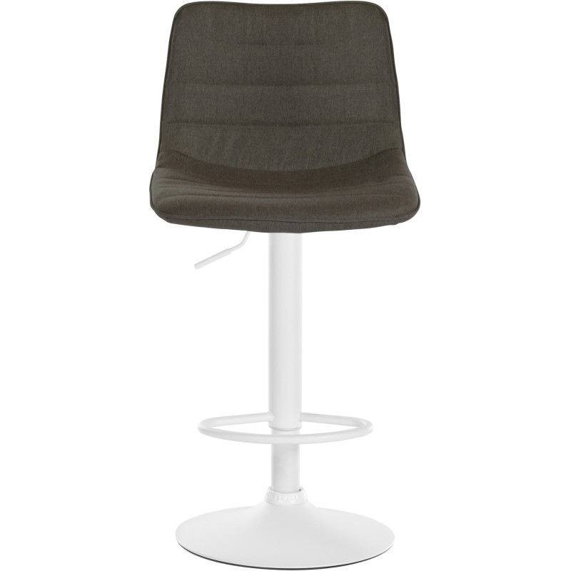 Lot de 2 tabourets de bar Lex tissu W taupe