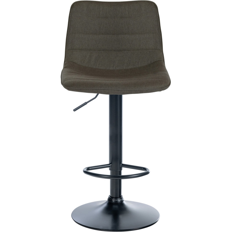 Lot de 2 tabourets de bar Lex tissu B taupe