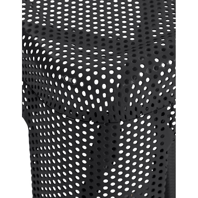 Ensemble de 4 tabourets de bar Fletcher noir