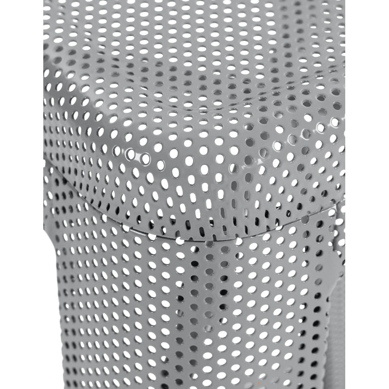 Ensemble de 4 tabourets de bar Fletcher argent