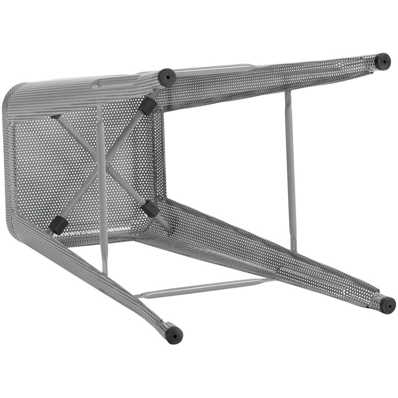 Ensemble de 4 tabourets de bar Fletcher argent