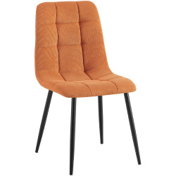 Chaise de salle à manger Tilde Cord orange