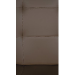 Tabouret de bar Elmore simili cuir C brun