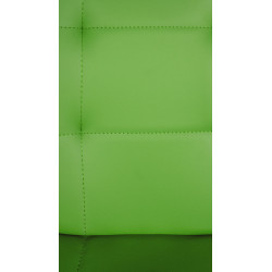 Tabouret de bar Elmore simili cuir W vert
