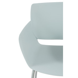 Lot de 2 chaises Alpena turquoise