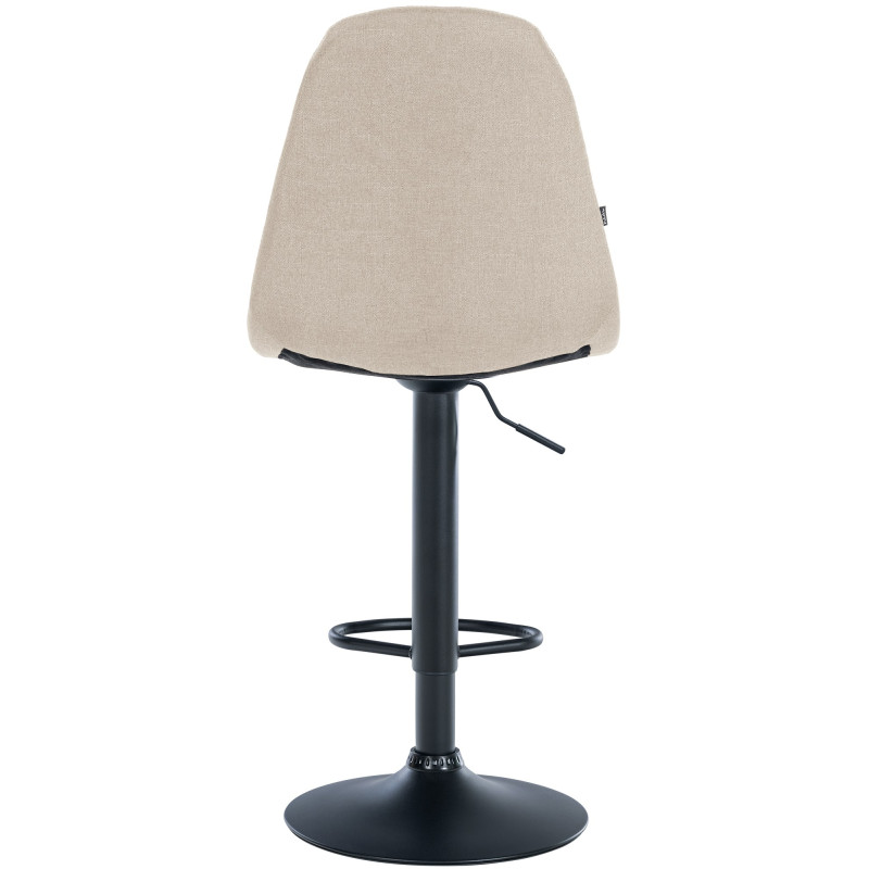 Tabouret de bar Elmore tissu B crème