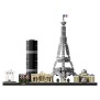 LEGO 21044 Architecture Paris Maquette a Construire avec Tour Eiffel, Collection Skyline, Décoration Maison, Idée de Cadeau