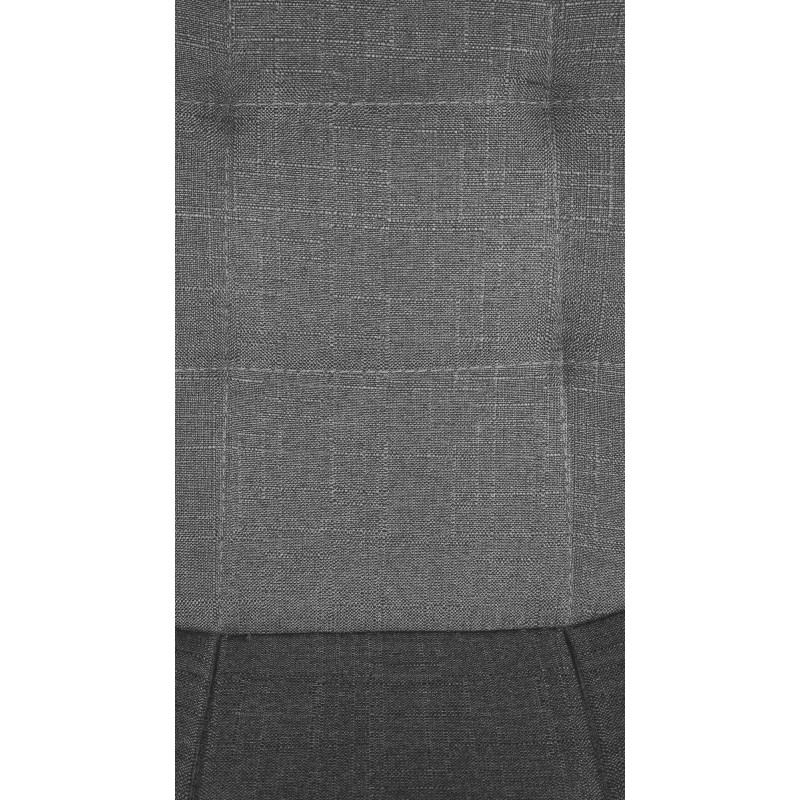 Tabouret de bar Elmore tissu B gris