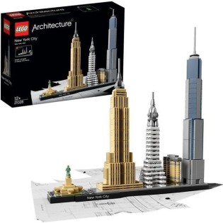 LEGO Architecture - New York - Statue de la Liberté - Maquette Miniature - 598 pieces