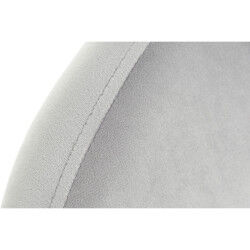Chaise DKD Home Decor Doré Gris clair 62 x 58 x 73 cm