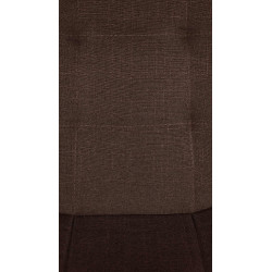 Tabouret de bar Elmore tissu C brun