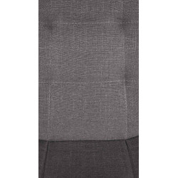 Tabouret de bar Elmore tissu W gris
