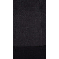 Tabouret de bar Elmore tissu W noir