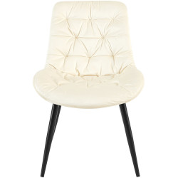 Ensemble de 2 chaises de salle à manger Rossford couleur crème