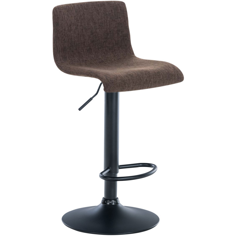 Tabouret de bar Hoover tissu B brun