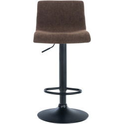 Tabouret de bar Hoover tissu B brun