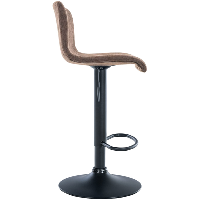Tabouret de bar Hoover tissu B brun