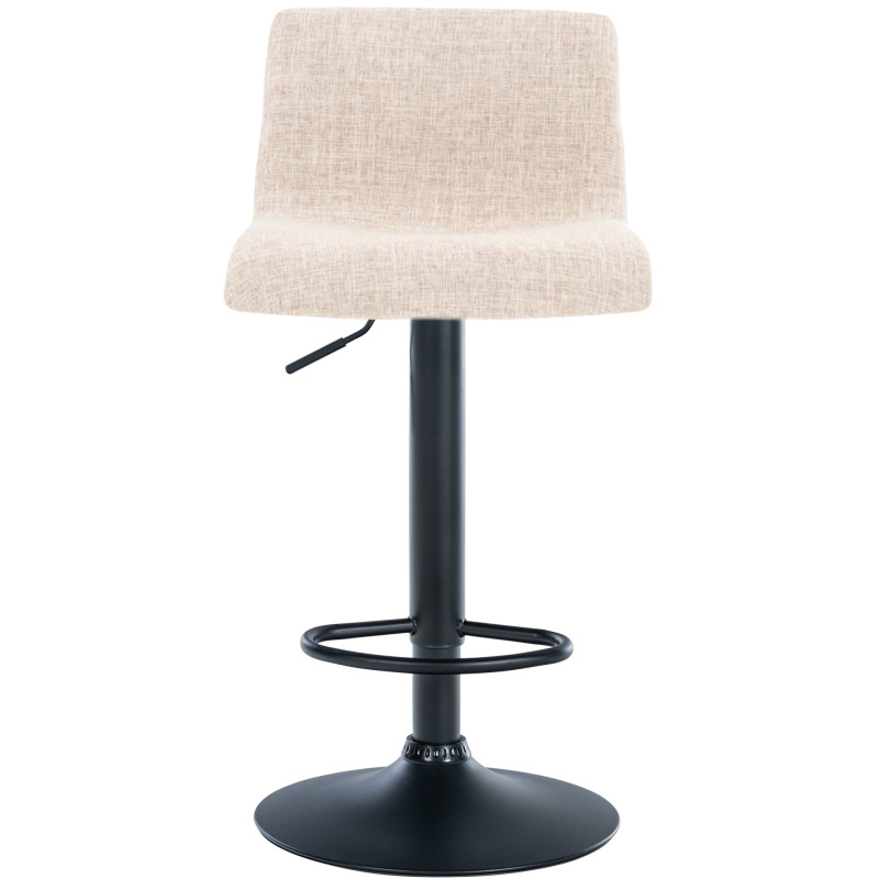 Tabouret de bar Hoover tissu B crème