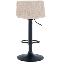 Tabouret de bar Hoover tissu B crème