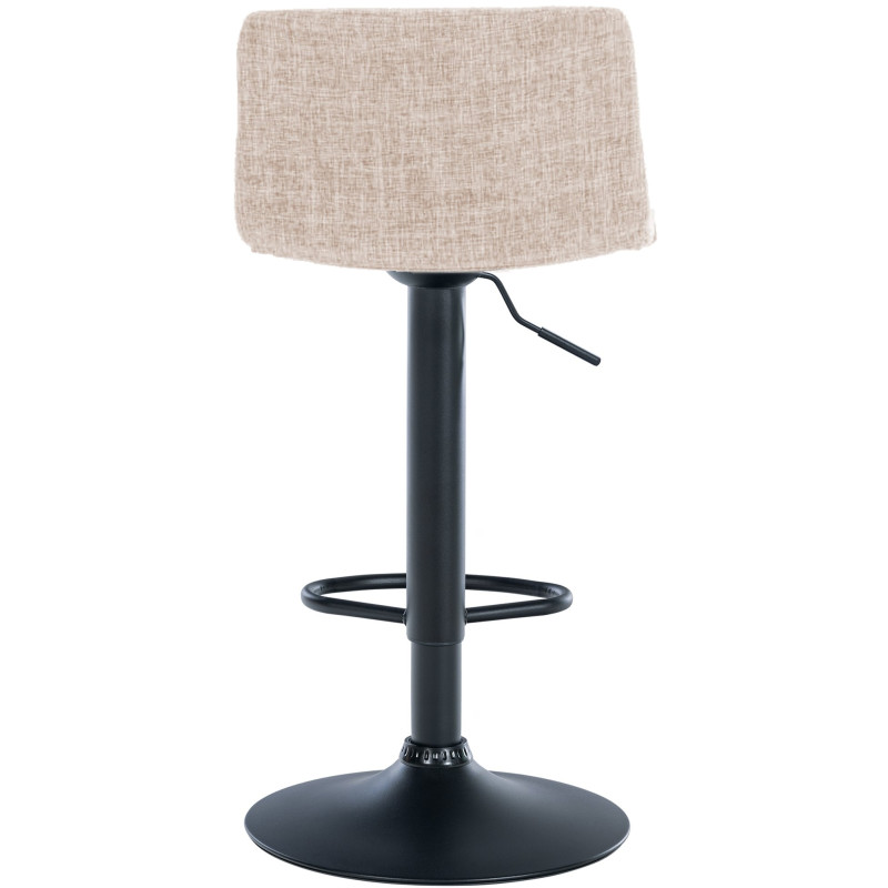 Tabouret de bar Hoover tissu B crème