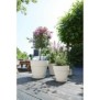 Pot De Fleurs Rond VIBIA - Plastique Réservoir - Ш40 - Blanc