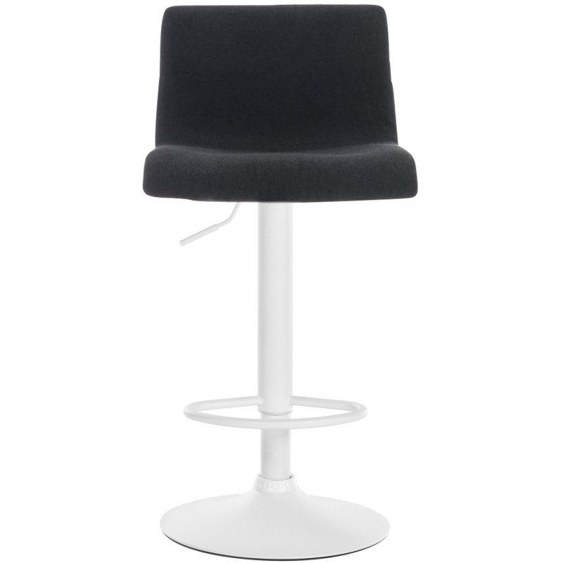Tabouret de bar Hoover tissu W noir