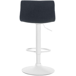 Tabouret de bar Hoover tissu W noir