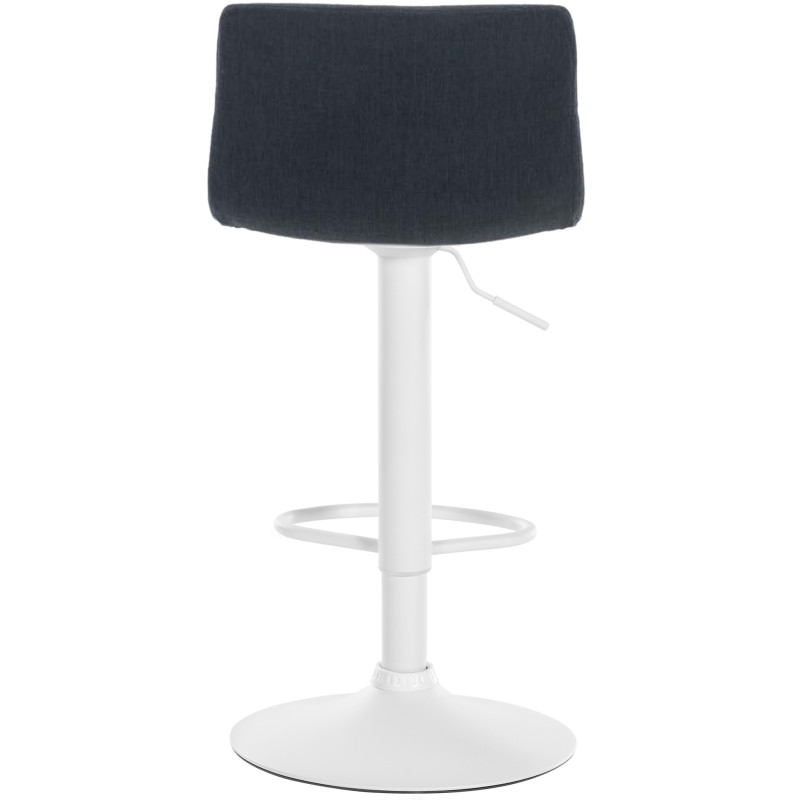 Tabouret de bar Hoover tissu W noir