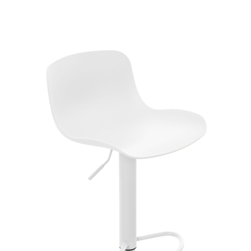 Lot de 2 tabourets de bar Almada en blanc