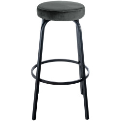 Tabouret de bar en velours...