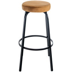 Tabouret de bar en velours...