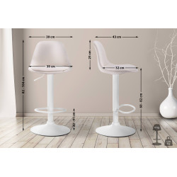 Tabouret de bar Kiel en...