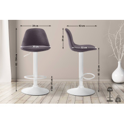 Tabouret de bar Kiel en...