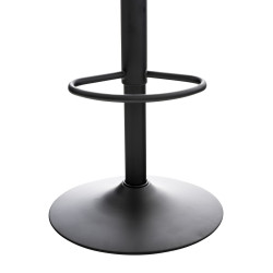 Lot de 2 tabourets de bar Almada noir