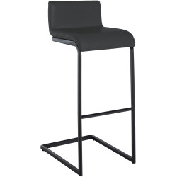Tabouret de bar Newport en similicuir B gris foncé