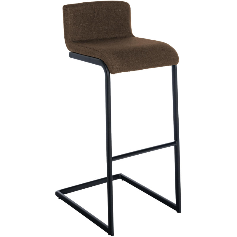 Tabouret de bar Newport tissu B brun